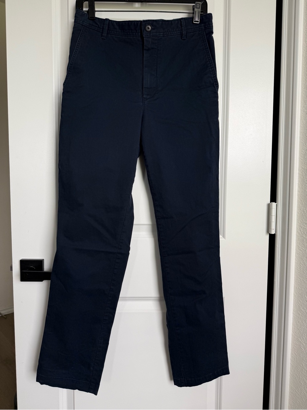 Banana Republic High Rise Work Pants Casual Leisure Chino Wear Trips Navy Sz 4